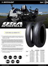 Dunlop Sportmax Q5A Rear Tire - 200/55ZR17 M/C (78W) TL