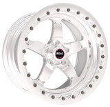 Weld 17X11 S71 5X4.75 7.7BS POL 3.18ID HIGH PAD POL SBL