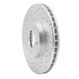 R1 01-07 Buick Rendezvous Front Left Drilled & Slotted Silver Brake Rotor