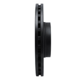 R1 15-25 Ford Transit-350 HD/DRW Front Right Drilled & Slotted Black Brake Rotor