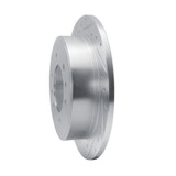 R1 19-25 Freightliner SprintER 2500 Rear Left Drilled & Slotted Silver Brake Rotor