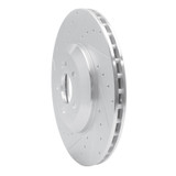 R1 17-23 Mercedes-Benz CLS450 Rear Left Drilled & Slotted Silver Brake Rotor