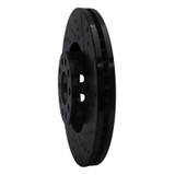 R1 02-05 Volkswagen Passat (USA/Canada) Front Right Drilled & Slotted Black Brake Rotor