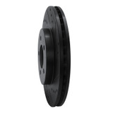 R1 05-12 Ford Escape Front Right Drilled & Slotted Black Brake Rotor