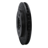 R1 97-02 Ford Expedition Front Right Drilled & Slotted Black Brake Rotor
