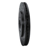 R1 08-11 Nissan Pathfinder Front Right Drilled & Slotted Black Brake Rotor
