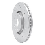 R1 98-09 Audi A4 (USA/Canada) Front Right Drilled & Slotted Silver Brake Rotor