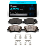R1 10-24 Hyundai Elantra Front Ceramic Brake Pads & Hardware Kit