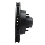 R1 93-95 Chevrolet G10 Front Right Drilled & Slotted Black Brake Rotor