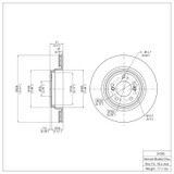 DFC 00-06 BMW M5 Rear Brake Rotor