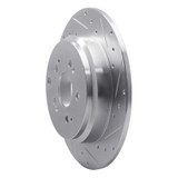 R1 07-17 Acura ZDX Rear Right Drilled & Slotted Silver Brake Rotor