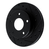 R1 82-88 Chevrolet Camaro Rear Right Drilled & Slotted Black Brake Rotor