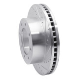 R1 05-12 Ford F-250 4WD (Super Duty) Front Right Drilled & Slotted Silver Brake Rotor