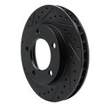 R1 74-80 International SCOUT II Front Left Drilled & Slotted Black Brake Rotor
