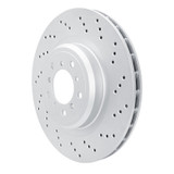DFC 08-13 BMW M3 Right Front Drilled GeoSPEC Coated Rotor