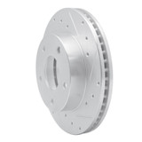 R1 82-88 Chevrolet Camaro Rear Right Drilled & Slotted Silver Brake Rotor