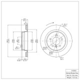 DFC 95-02 BMW Z3 Right Rear Brake Rotor