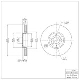 DFC 03-14 Volvo XC90 Front Brake Rotor