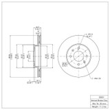 DFC 06-12 Dodge Attitude (Mexico) Front Brake Rotor