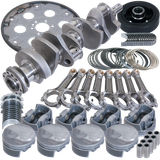 Eagle Chevy 454 1Pc 4.250in Crank 6.385in I-Beam Rods 17cc Dome 4.280in Pistons Balanced Assembly