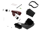 aFe 17-24 Ford F-150 Track Series Red Kevlar Carbon Fiber C/A Intake System w/Black Pro 5R Filter