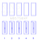King Engine Bearings Peugeot Ep6 1.6L/BMW N14B16C (Size STDX) Main Bearing Set