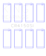 King Engine Bearings Ford ZETec 1.6/1.8/2.0 (Size +0.25mm) Connecting Rod Bearing Set