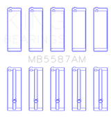 King Engine Bearings Suzuki G15A/G16A/B (Size +0.50mm) Main Bearing Set