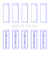 King Engine Bearings Ford J4B/J4C (Size +0.75mm) Main Bearing Set