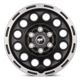Ford Racing Bronco 17x8.0in Single Wheel - Machined Face