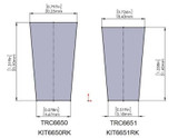 SuperPro Upper Control Arm Replacement Bushing Kit (1 Arm) (For TRC6651)