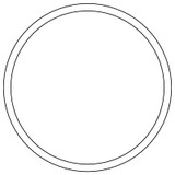 Cometic Holley Airhorn .060in Fiber Carburetor Gasket