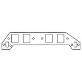 Cometic GM Gen-V/VI BB V8 .060in Fiber Intake Mani Gasket Set-2.460in x 1.860in Rect. Ports