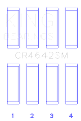 King Engine Bearings Toyota 1/2Nr-Fe (Size +0.50mm) Connecting Rod Bearing Set
