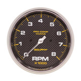 AutoMeter Marine Carbon Fiber 5in In-Dash Tachometer 0-8000 RPM