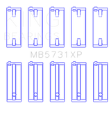 King Engine Bearings Suzuki G13A/G13B/G13Ba/G13Bb (Size +0.25mm) Main Bearing Set