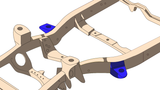 Rust Buster 4Runner & FJ Cruiser Front Body Frame Mount - Left