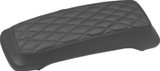 Mustang 93-13 Harley FL Touring Saddlebag Lid Covers Diamond Stitch - Black