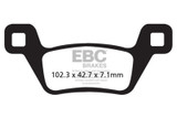 EBC 10-11 KYMCO ATV MXU 500 4 x 4 IRS Carb Models Rear Left/Right R Series Sintered Brake Pads