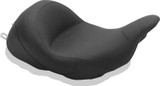 Mustang 08-21 Harley Electra Glide Std, Rd Glide, Rd King, Str Glide Lowdown Solo Seat - Black
