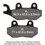 EBC 02-06 Triumph Hinckley Bonneville America 790cc Rear Left Sintered R/HH Brake Pads
