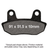EBC 1982 Honda CB 650 SC Nighthawk Front Left/Right Semi-Sintered Vee Brake Pads