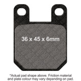EBC 02-06 Beta Rev 50/80 Front Left R Series Sintered Brake Pads Brake Pads