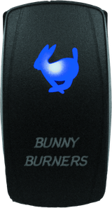 DragonFire Racing Lighted Switch Bunny Burner On/Off Blue