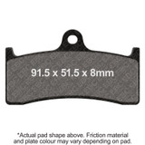 EBC 96-99 Kawasaki ZX 750 ZX7RR ZX (6 Pist Nissin Caliper) Front Left/Right Sintered HH Brake Pads