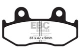 EBC 06-07 Yamaha YFZ 450 Bill Balance Edition Front Left R Series Sintered Brake Pads