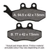 EBC 12-14 AJP PR3 200 Enduro Front Left FA-SFA-X Brake Pads