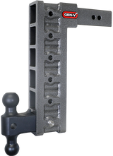 Gen-Y Mega Duty 2.5in Shank 15in Drop 3K TW 21K Hitch w/GH-061 Dual-Ball/GH-0101 Stabilizer Kit