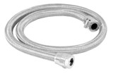 Spectre Stainless Steel Flex Fuel Line 3/8in. ID - 3ft. w/Chrome Clamps