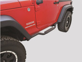 Rampage 2007-2018 Jeep Wrangler(JK) Side Bar Drop Step Slimline - Black